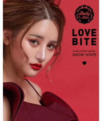 Baby Kiss Love Bite Suede Matte Lipstick - Snow White