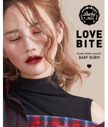 Baby Kiss Love Bite Suede Matte Lipstick - Baby Burn