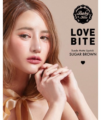 Baby Kiss Love Bite Suede Matte Lipstick - Sugar Brown
