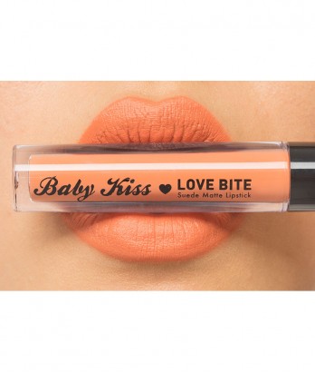 Baby Kiss Love Bite Suede Matte Lipstick - Carrot