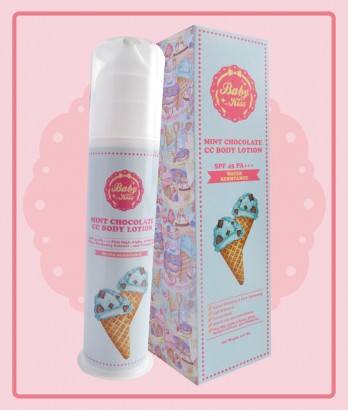 Baby Kiss Mint Chocolate CC Body Lotion - SPF 45 PA+++